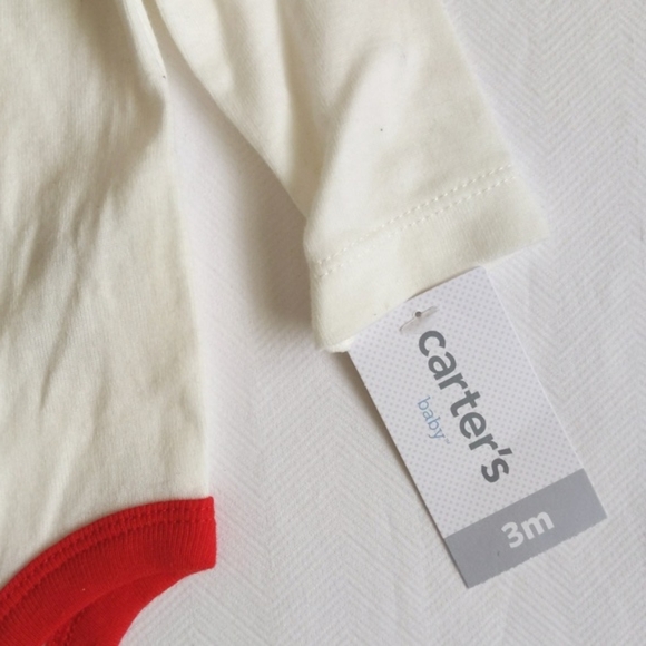 NEW carter's 1st valentines day long sleeve bodysuit diaper shirt 3 months baby - Picture 3 of 8
